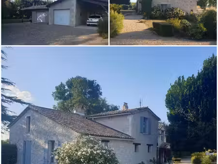 maison de caractère en pierre avec piscine – parc arboré de 4 600 m² – à 5 min d’eymet dor