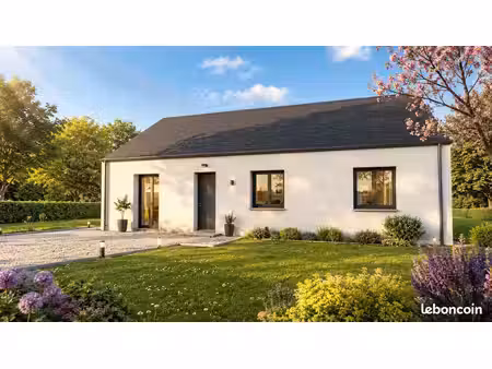 projet de construction d'une maison 90 m² avec terrain à nogent-le-roi (28)