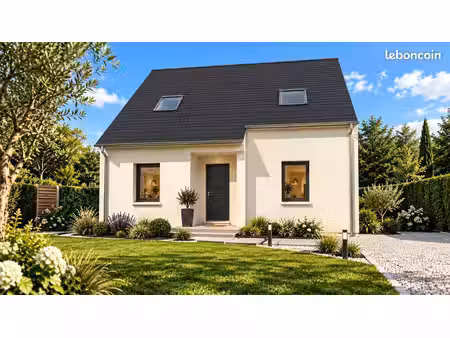 projet de construction d'une maison 99 m² avec terrain à nogent-le-roi (28)