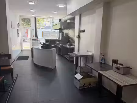 local commercial +/- 80m²-entièrement équipée avec matériel