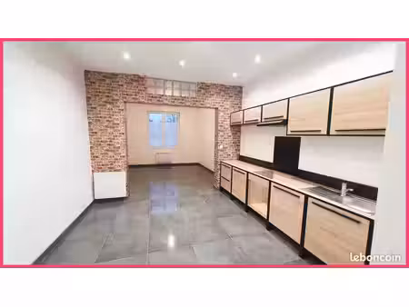appartement 1 chambres 50m² entièrement rénové au rez de chaussée - centre-ville