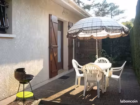 lacanau océan – plain pieds t2 meublé + terrasse