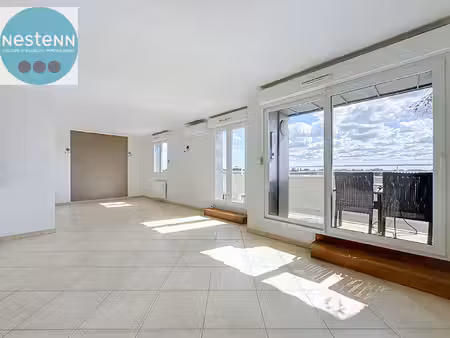 appartement 4 pièces à louer - dernier étage  calme et lumineux à olivet