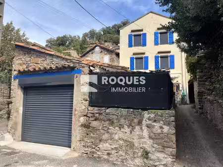 a vendre  maison avec cour et garage  rosis