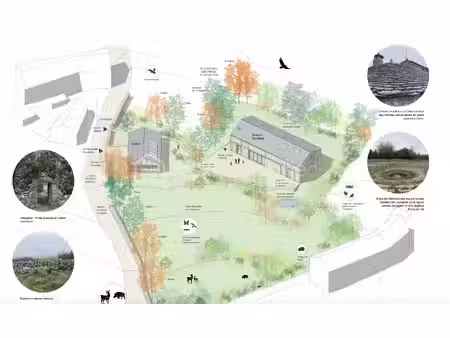 terrain commercial de 2 115 m² à sauclieres