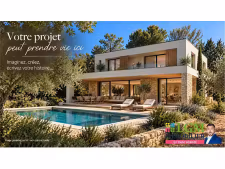 vergèze 600 m² constructibles  hors lotissement  secteur recherché