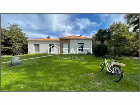 maison sur sous-sol de 158m² - 5 chambres - 2 sde - hors lotissement - piscine - jardin - 