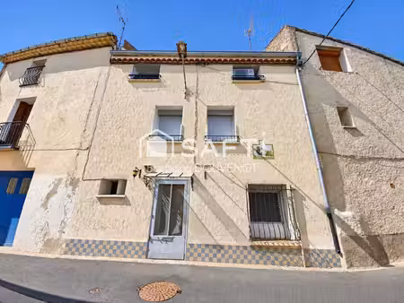 maison de village t4 à rénover - 2 chambres + 1 bureau - toiture refaite en 2019
