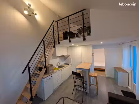 maisonnette meublée t2 avec mezzanine et parking – nantes doulon