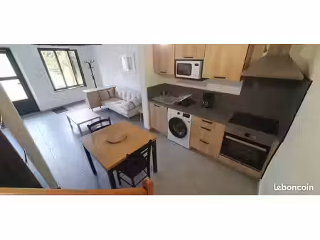 a louer maison de village t2 meublée