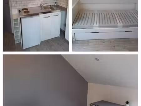 location studio meublé 14 m2