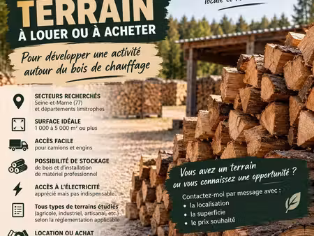 recherche de terrain