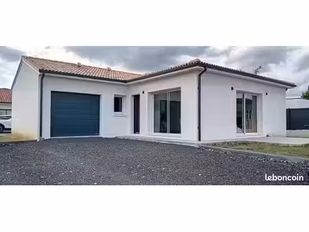 maison neuve à louer t4 avec garage et jardin à boé