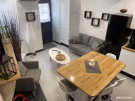 petite maison de ville t3 meublé climatisé rénové entièrement