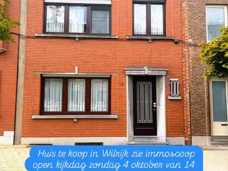huis te koop in wilrijk met 3 slaapkamers