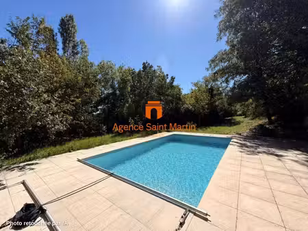ancienne ferme de caractère - 230 m² sur 2 ha avec piscine à rochemaure