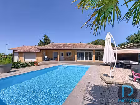 dompierre-sur-chalaronne – villa de plain-pied avec piscine