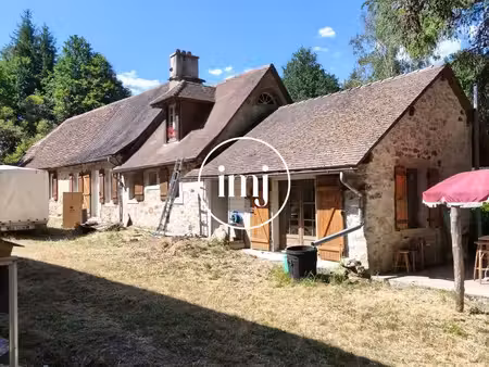 fermette à rénover avec 11hec de taillis