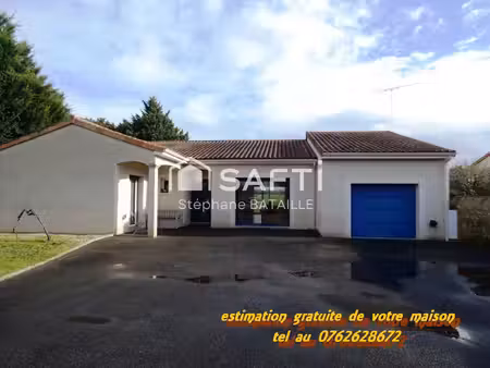 maison familiale 4 chambres – 136 m² – terrain 1710 m² – angliers (86330)
