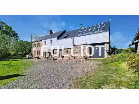 à vendre à hudimesnil - propriété en pierre avec gîte indépendant et près d'un hectare de 