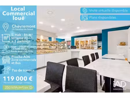 boutique/local commercial à chèvremont (90340)