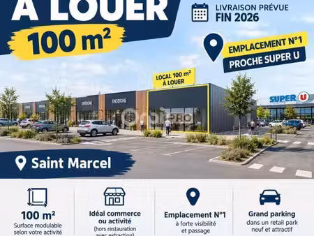 location commerce saint marcel 56140 100m²