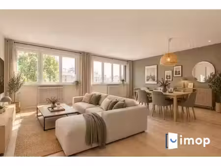 aubervilliers – 70m² lumineux 3 pièces avec box et cave  à 7 min métro 12 et 7