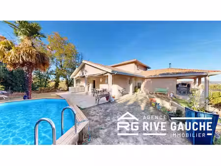 chavanay – maison 233 m² – 5 chambres – piscine + appartement indépendant