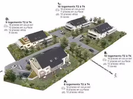 appartement de luxe 4 chambres en vente à sales  france