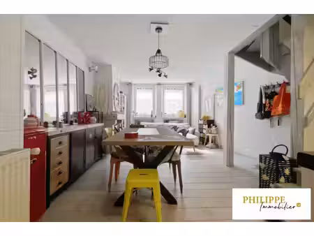 maison de village - 80 m² - terrasse - cave