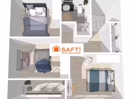 vente maison 4 pièces 92 m² cavignac (33620)