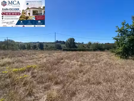 vente terrain 960 m² la réole (33190)