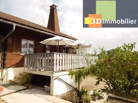 vente périphérie lons-le-saunier (39)  chalet des rousses 120 m²  4 chambres  terrain 2004