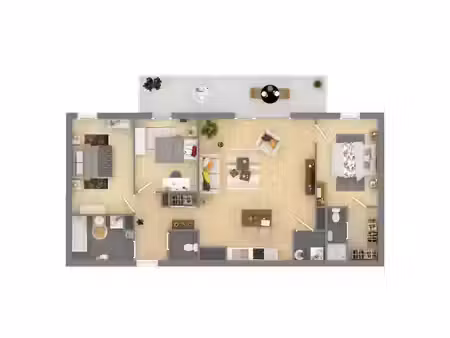 location appartement 4 pièces 89 m² à amiens (80000)  998 €