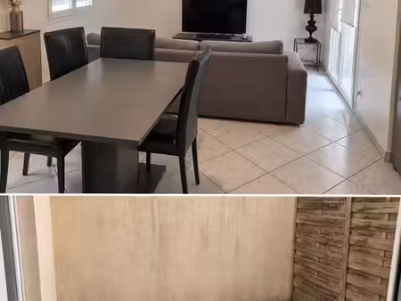 maison 3 chambre + bureau  garage  cour privative