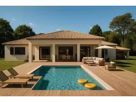 terrain avec maison neuf à vendre