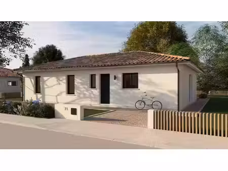 terrain avec maison neuf à vendre