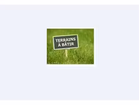 terrain constructible neuf à vendre
