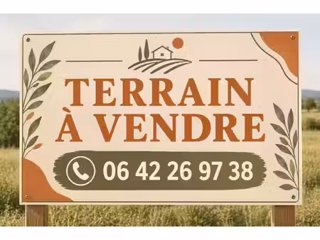 terrain à vendre