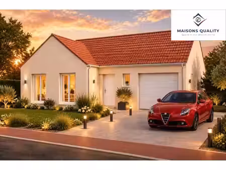 terrain avec maison neuf à vendre