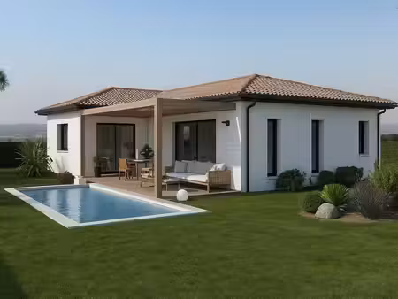 terrain avec maison neuf à vendre