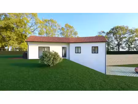 terrain avec maison neuf à vendre