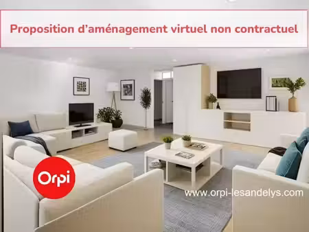 vente appartement 4 pièces 105.47 m² à les andelys (27700)  278 000 €