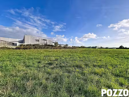 tourneville sur mer - terrain à bâtir viabilisé de 1415 m².
