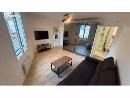 studio meublé rénové – 33 m² – angerville centre – 625 cc