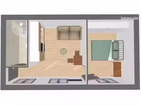 t1 rénové – aux portes de paris 17ème / porte de clichy (m13  m14  rer c  t3)