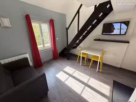 duplex f2 meublé. dieppe centre