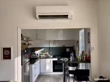 grand studio rénové climatisé avec balcon et cave