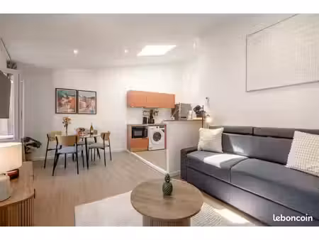 studio meublé 28 m² rénové à neuf – centre-ville apt – climatisation – dpe b
