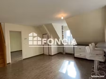 appartement 3 pièces 53.78m² à louer 740 - lisieux 14100